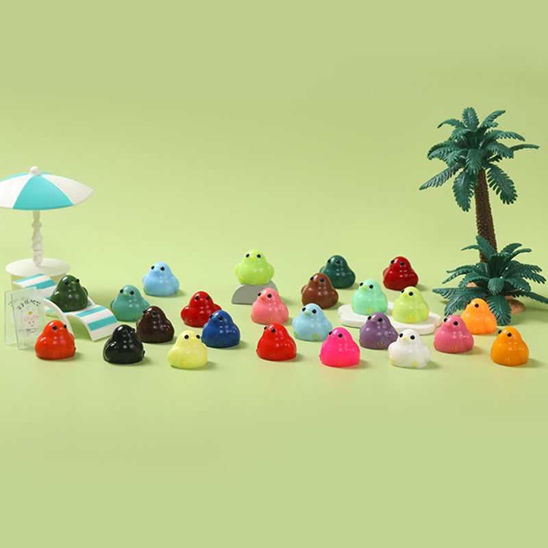 24pc Mini Colorful Chicken Taba Squishy