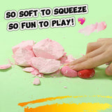 FUFUSQUISHY Pink Strawberry Squishy Dig Kit