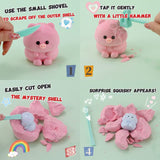 FUFUSQUISHY Little Pig Squishy Dig Kit