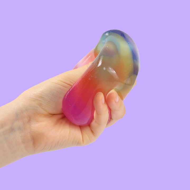 170g Crystal Rainbow Cube Taba Squishy