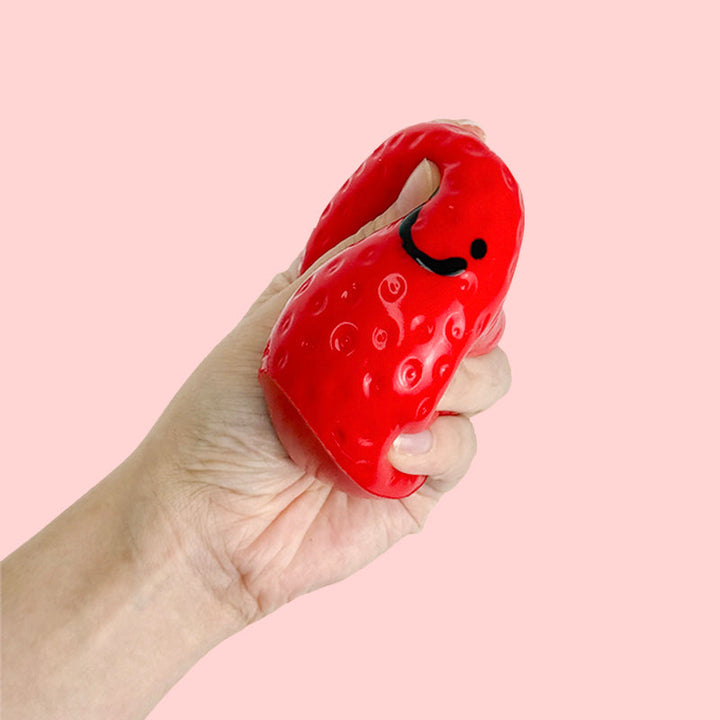 Smile Starwberry Taba Squishy
