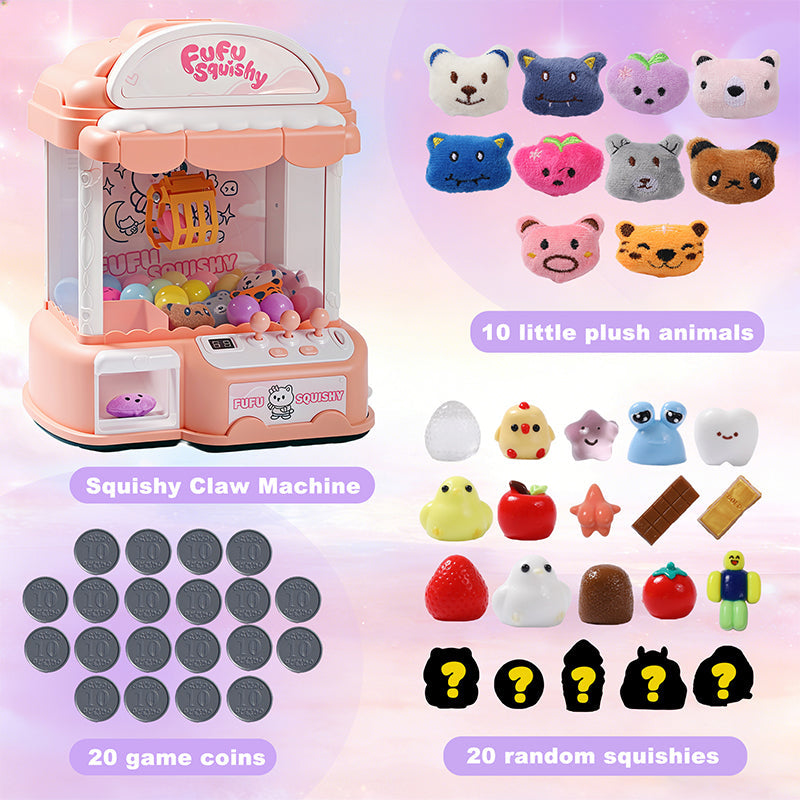 FUFUSQUISHY Claw Machine For Kids Squishy Vending Machine