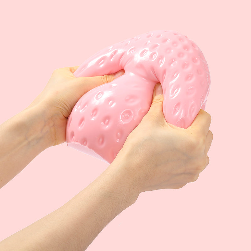 2100g Giant Pink Strawberry Taba Squishy