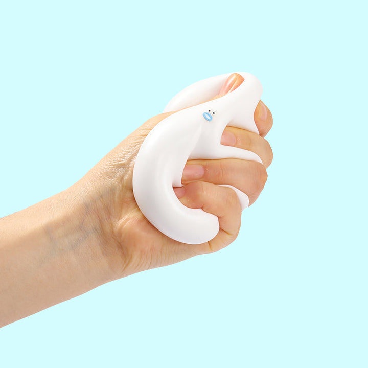 Emoji White Mochi Taba Squishy
