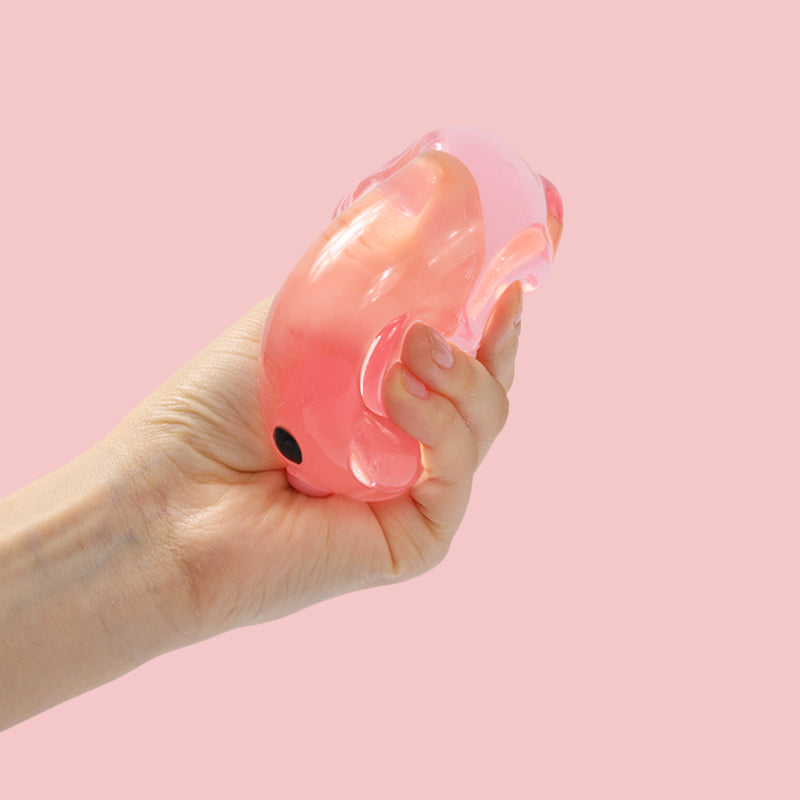 Crystal Pink Octopus Taba Squishy