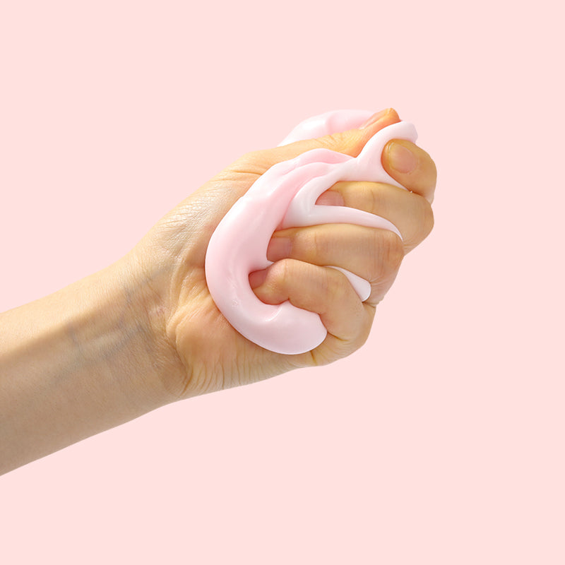 Strawberry Milkshake Paw Taba Squishy