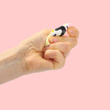 Cute Little Light Pink Head Penguin Taba Squishy
