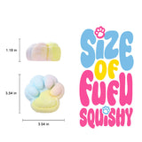 Tri-Color Cat Paw Squishy