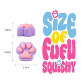 Purple Pink Cat Paw Taba Squishy