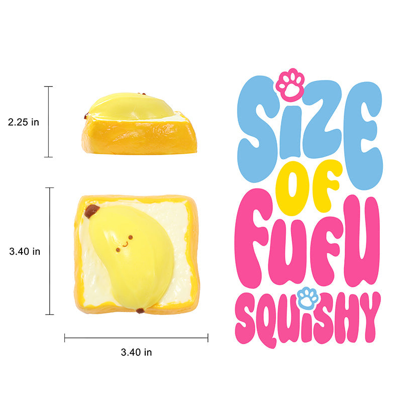 Banana Baby Toast Taba Squishy