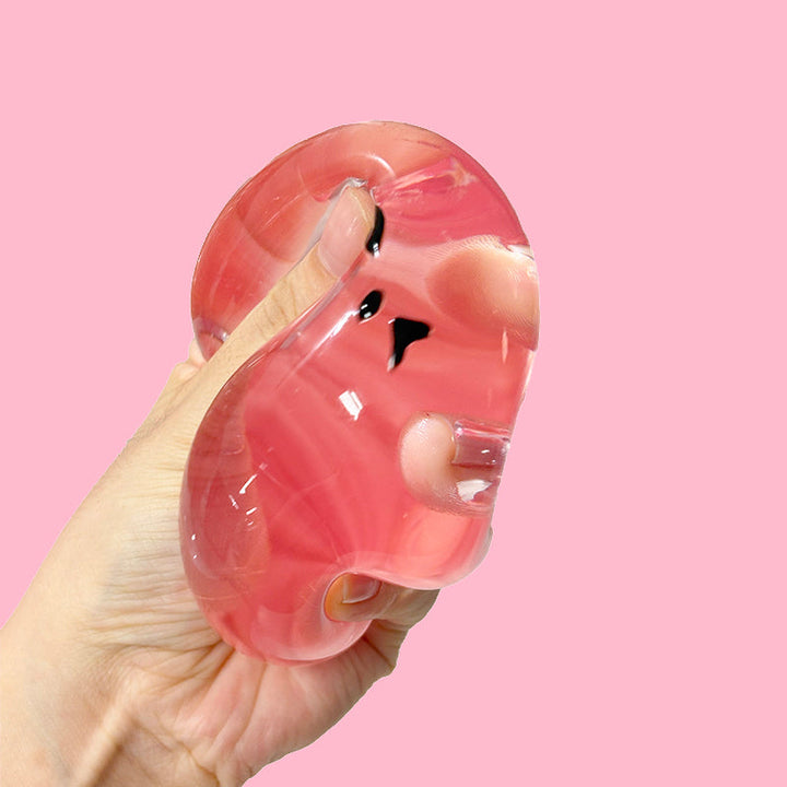 100g Crystal Pink Boring Magic Ball Taba Squishy