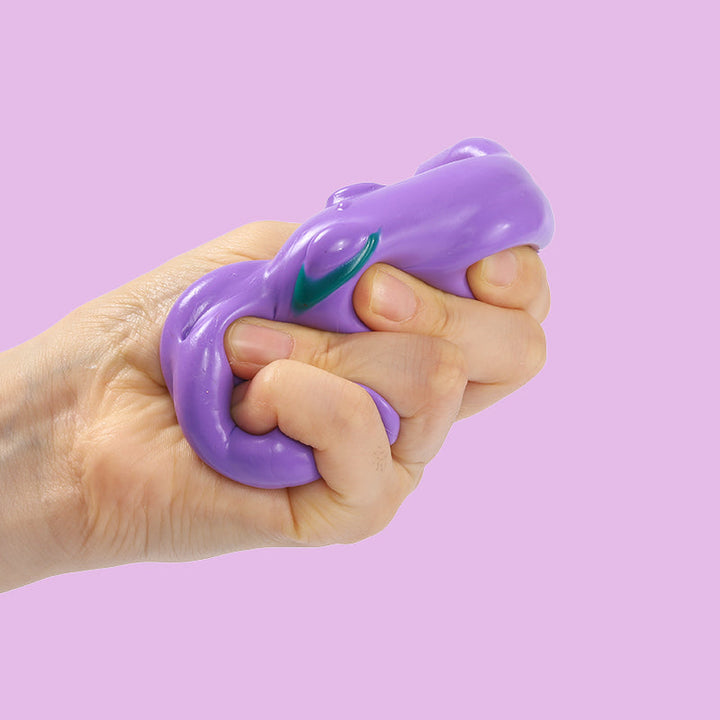 77g Purple Elf Kitty Taba Squishy
