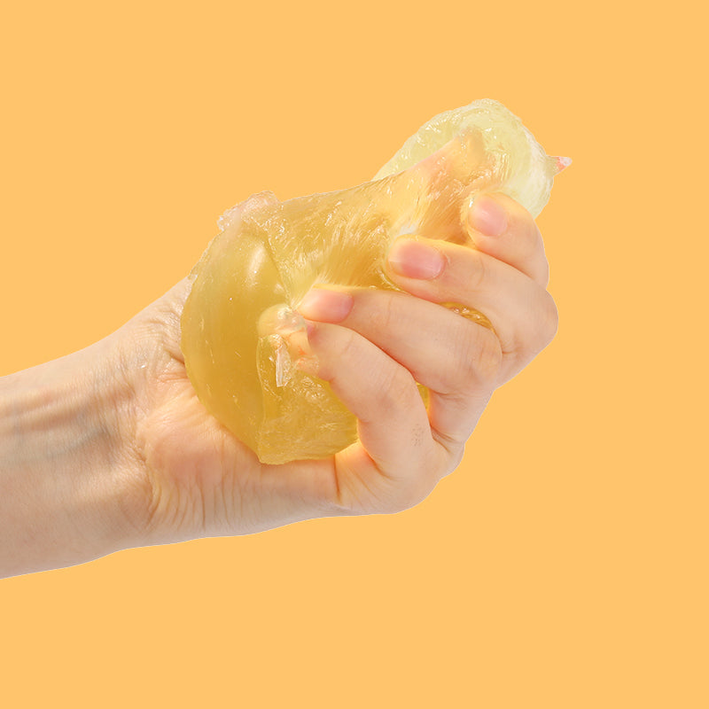130g Yellow Crystal Chicken Taba Squishy