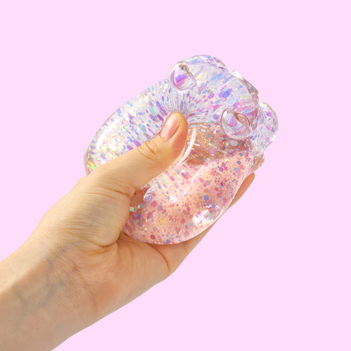 Glow-in-dark Lying Pig Taba Squishy