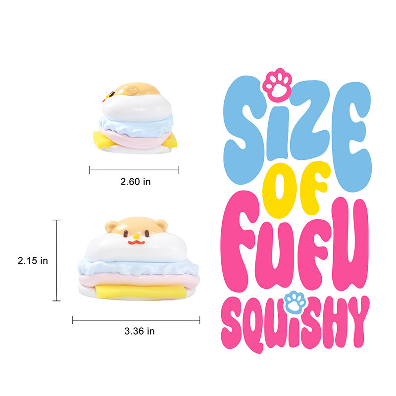Hamster Burger Taba Squishy