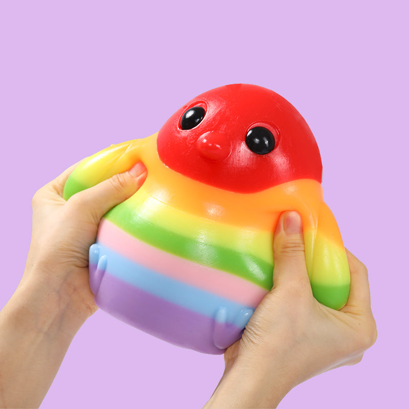 2100g Giant Rainbow Chicken Taba Squishy