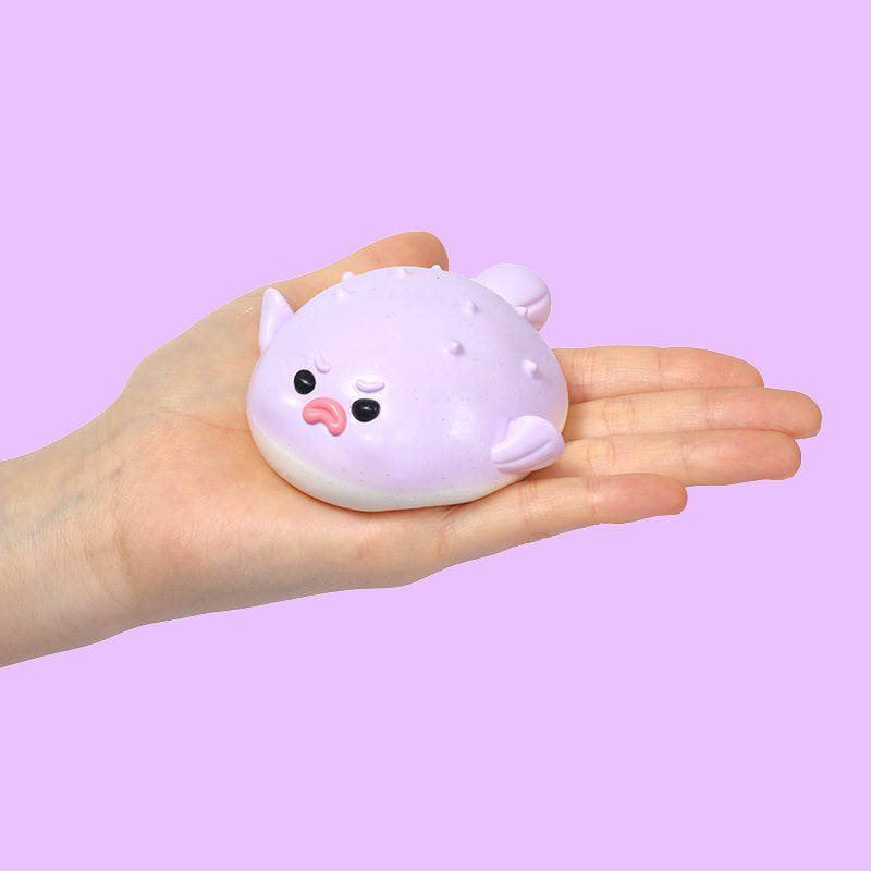 120g Purple Pufferfish Taba Squishy