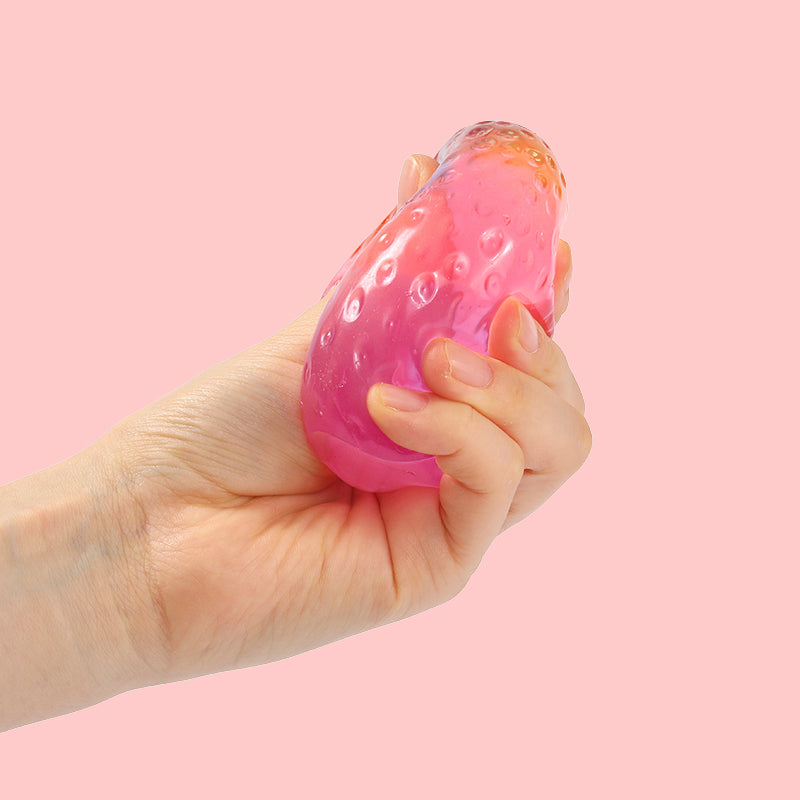130g Rainbow Crystal Strawberry Taba Squishy