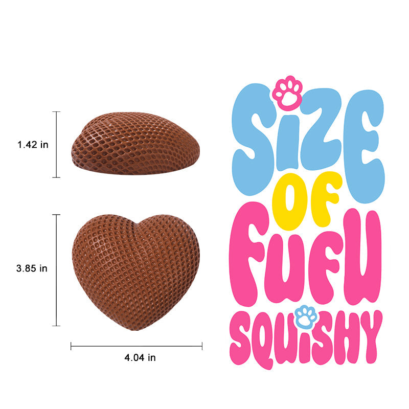 Chocolate Heart Taba Squishy