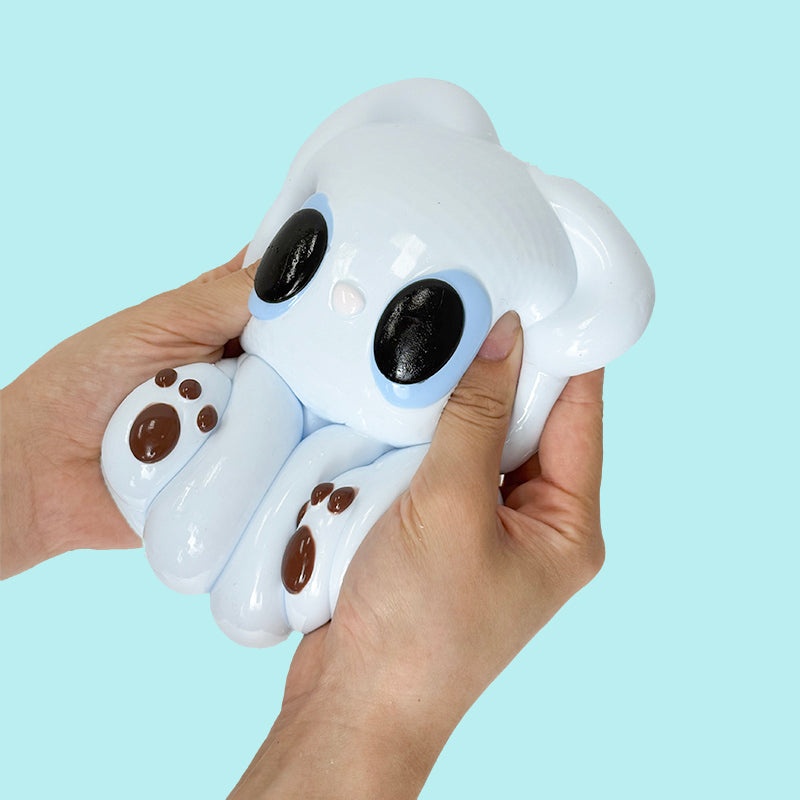 800g White Elf Kitty Taba Squishy