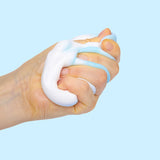 White&Blue Pastel Two-Tone Cat Paw Taba Squishy