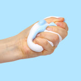 80g White-based Blue Cat Paw Taba Squishy