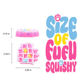 Pink Waffle Taba Squishy