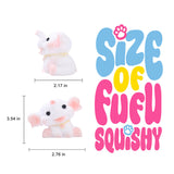 White and Pink Large Elephant Squishy