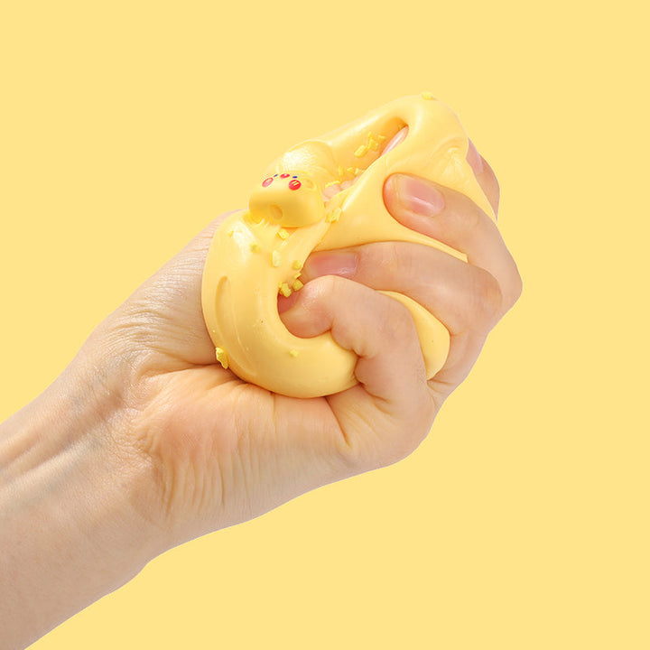 Cheese Block Taba Squishy