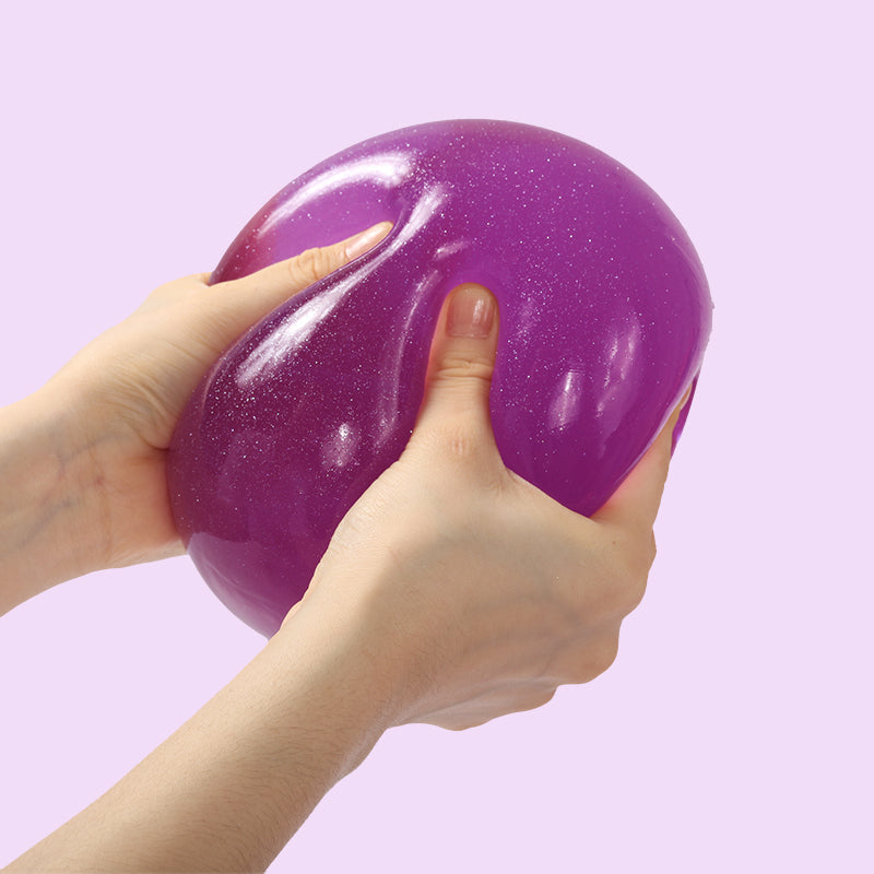 1600g Crystal  Purple Ball Taba Squishy