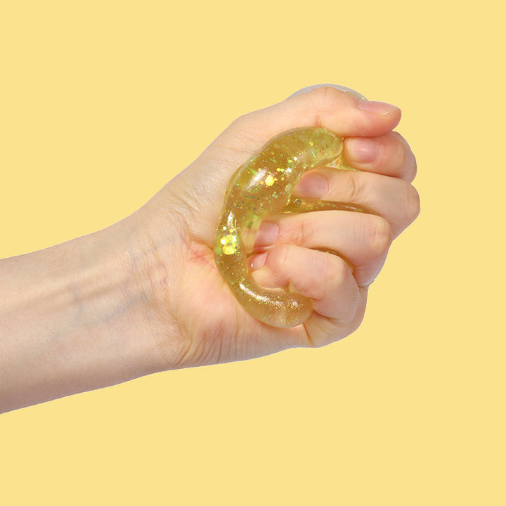 Yellow Slow Rising Cat Paw Squishy