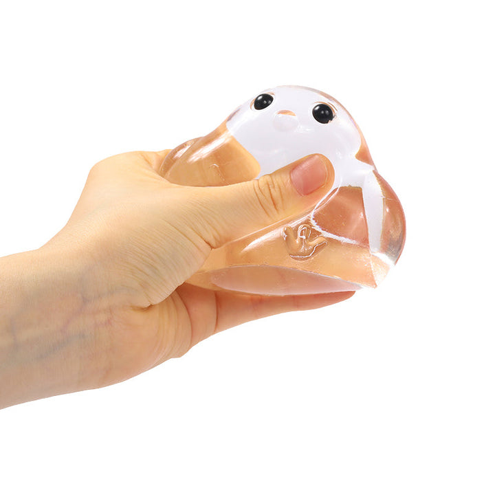 200g Crystal-clear Cute Chicken Taba Squishy