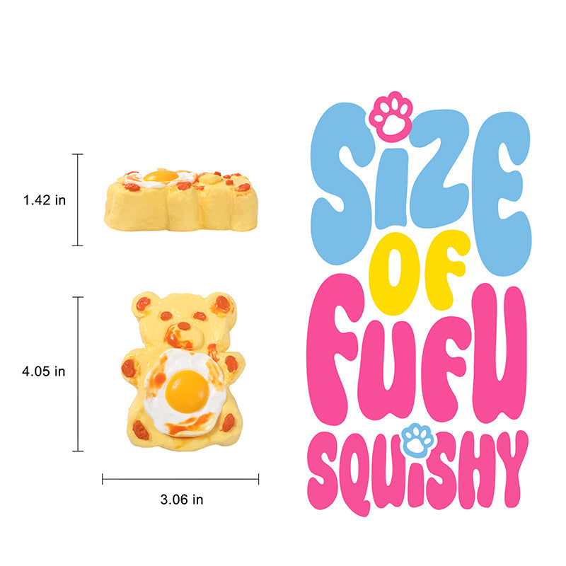Egg Hugging Teddy Bear Taba Squishy