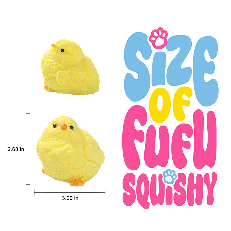 130g Yellow Chicken Taba Squishy