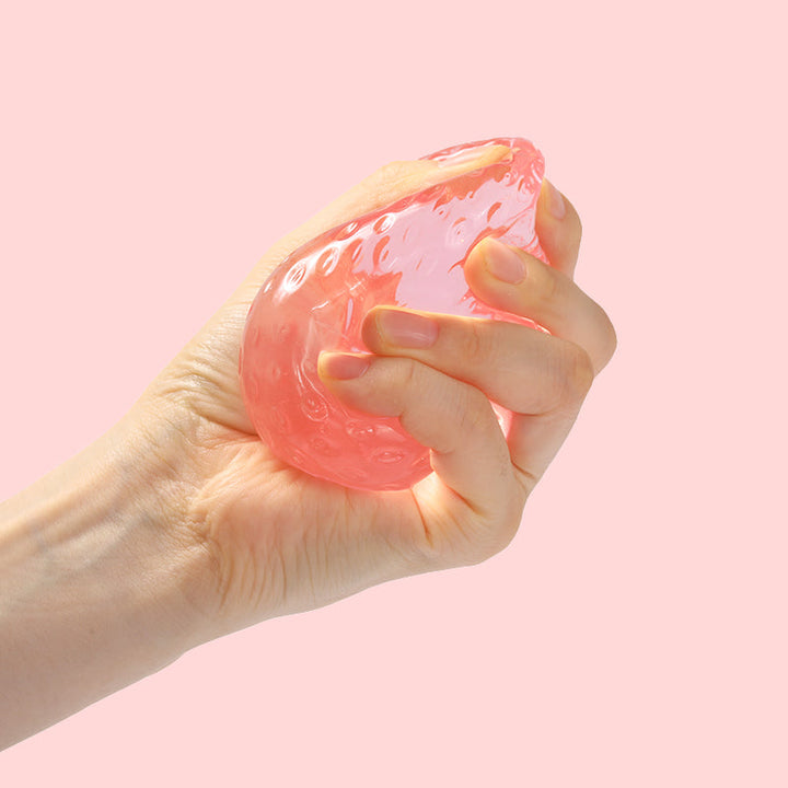 130g Crystal Pink Strawberry Taba Squishy