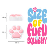 230g White Pink Cat Paw Taba Squishy
