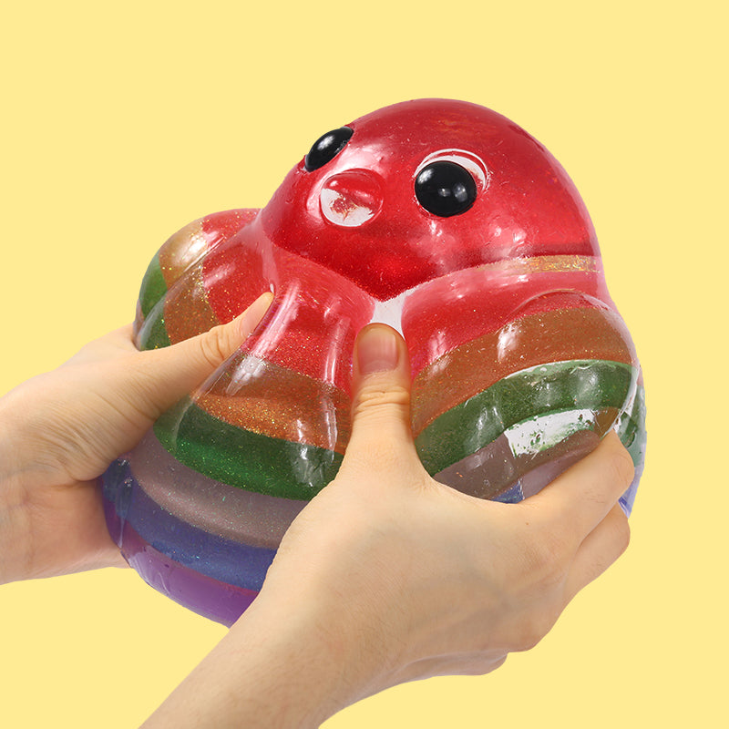 2100g Giant Crystal Rainbow Chicken Taba Squishy