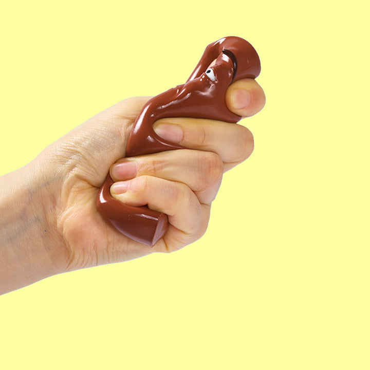 80g Dark Brown Tung Tung Sahur Taba Squishy
