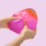 2100g Crystal Purple Rainbow Strawberry Taba Squishy