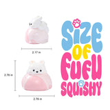 Pink Bunny Puff Taba Squishy