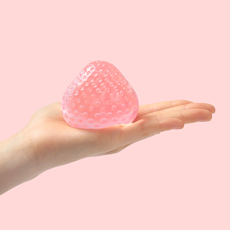 130g Crystal Pink Strawberry Taba Squishy