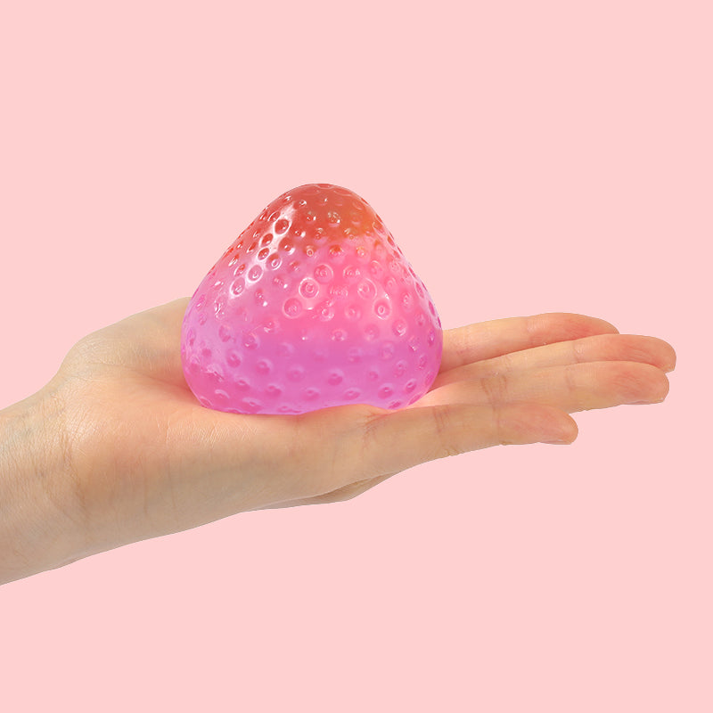 130g Rainbow Crystal Strawberry Taba Squishy