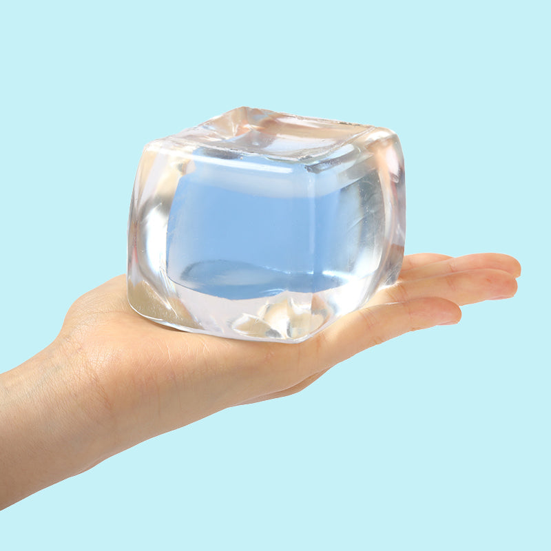 Crystal Blue Ice Cube Taba Squishy