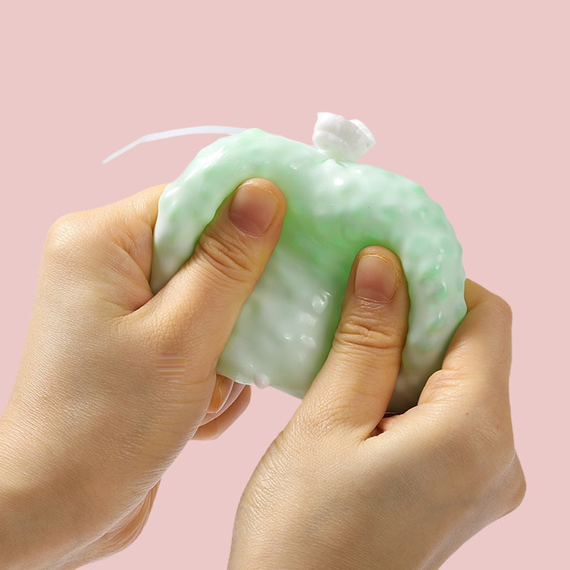 FUFUSQUISHY Green Bead Stress Ball