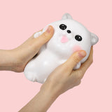 FUFUSQUISHY 1000g Kawaii Puffy Hamster Taba Squishy