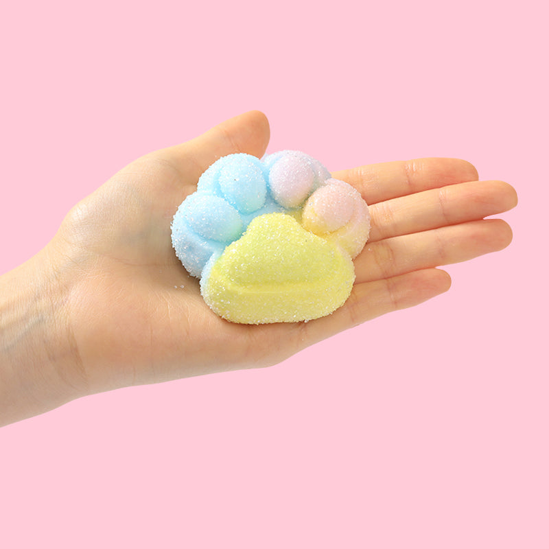 Tri-Color Cat Paw Squishy