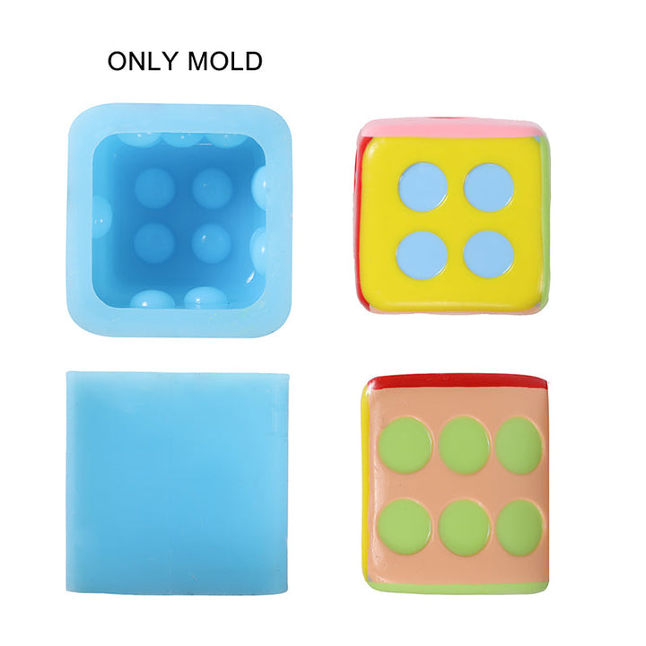 1600g Giant Dice Squishy Mold