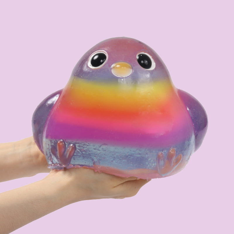 2100g Giant Crystal Rainbow Chicken Taba Squishy