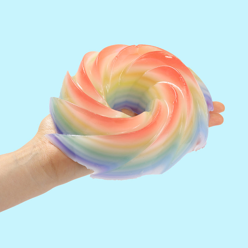Crystal Wheel Cake Taba Squishy