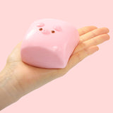 Pink Square Pig Taba Squishy